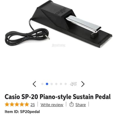 FREE Casio CS-46 stand with included piano-style sustain pedal - you pay shipping only image 2