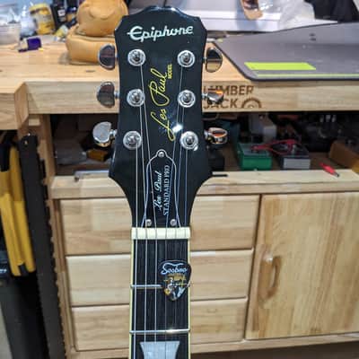 Epiphone Les Paul Standard Pro Trans Blue Burst (2017) with Coil-Splitting image 6
