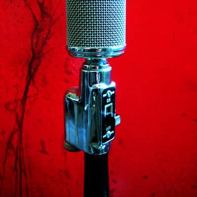 Vintage RARE 1950's Astatic K2S crystal microphone w period Astatic E6G stand T3 D104 JT30 image 5