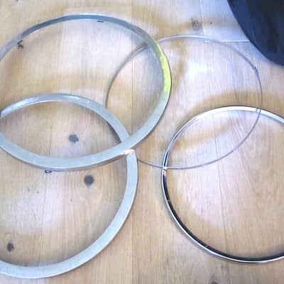 Lot of 9 Various Drum Rims Hoops image 9