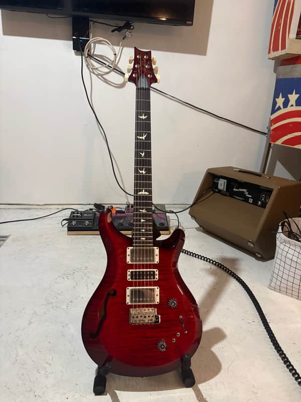 PRS USA s2 special semi hollow 2025 - Red image 1