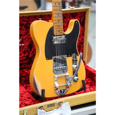 FENDER 50s Vibra Tele Heavy Relic Aged Butterscotch Blonde image 23