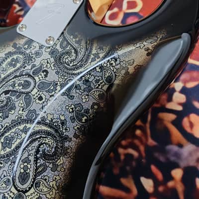*NEW IN BOX* 2025 Fender Japan Limited Edition Stratocaster Black Paisley - MIJ JD25 - low tariffs image 16
