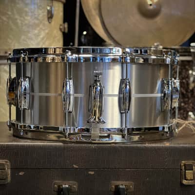 NEW Gretsch 6.5x14 USA Solid Aluminum Snare Drum image 3