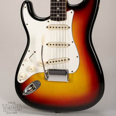 1967 Fender Stratocaster Left-Handed Sunburst with tag image 7
