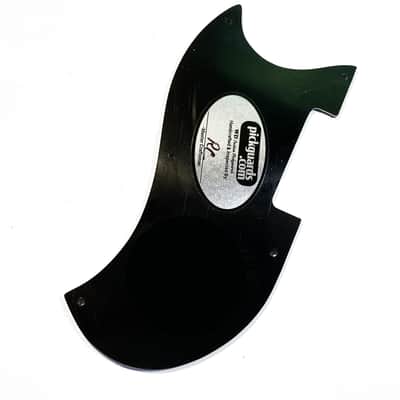 New 5 Ply Black/Cream WIDE BEVEL Pickguard for Gibson 1965-1968 EB-0 & EB-3 Bass Made In USA image 3