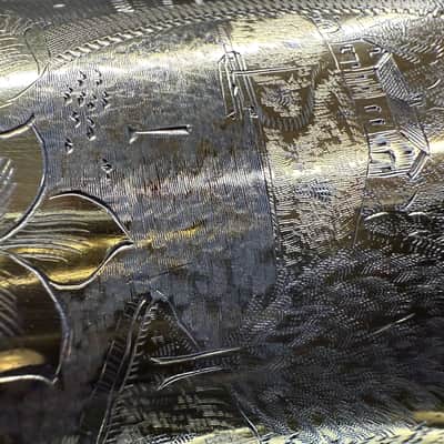 Conn Gold Plated New Wonder II Chu 213xxx Alto Saxophone RARE PORTRAIT ENGRAVING image 6