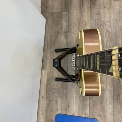 Gretsch 6189 Streamliner 1955 - 1957 - Bamboo Yellow with Copper Mist Back image 10