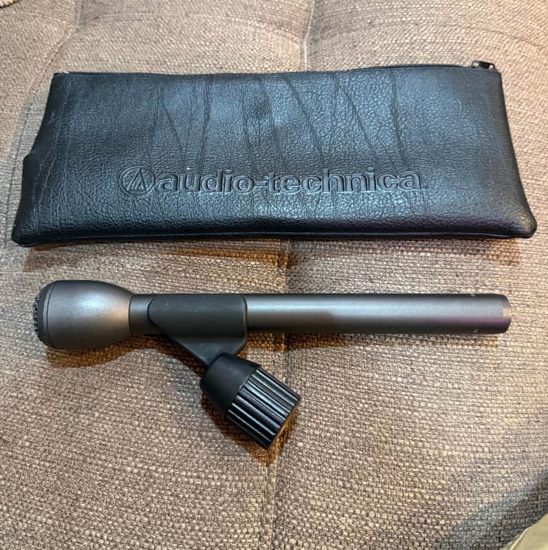 Audio-Technica AT8004L Handheld Omnidirectional Dynamic Mic (Long Handle) 2010s Silver image 1