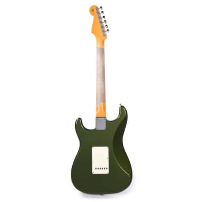 Fender Custom Shop 1963 Stratocaster Deluxe Closet Classic Aged Cadillac Green Master Built by David Brown (Serial #R129400) image 6