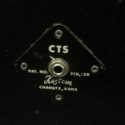 Kustom K 100 Guitar Bass Amp & 2-12" CTS Bottom Amplifier Black image 8