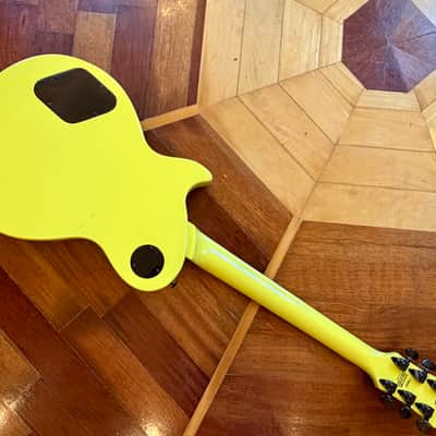 Hard Luck Kings Bossman HLK Kustom Series Yellow Les Paul STYLE USA Single Cut Elec Guitar image 23