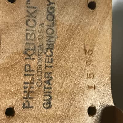 Philip Kubicki Custom Jazz Fretless 1984 natural image 5