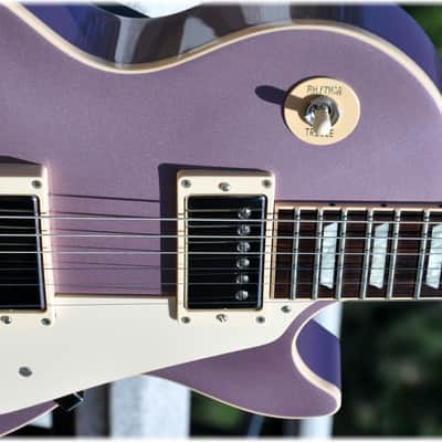 GIBSON® Custom Shop Custom Pro Les Paul Heather Poly Electric Guitar + HSC image 2