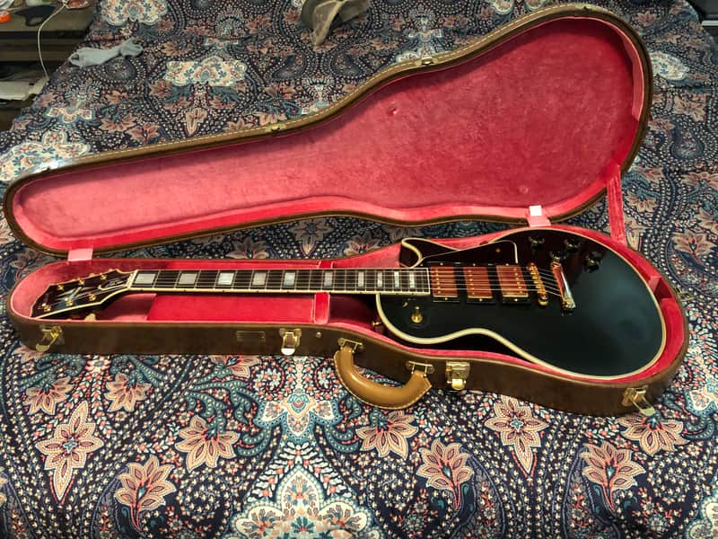 Gibson Custom Shop 1957 Les Paul Custom Reissue 3-Pickup Ebony VOS Black Beauty image 1