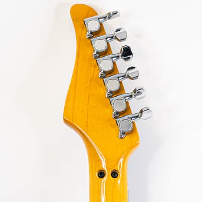 Metallic Purple Partscaster Super Strat Geometric Shapes w/ Kramer Neck, Dean Body, Hamer USA Pickup, Floyd Rose image 14
