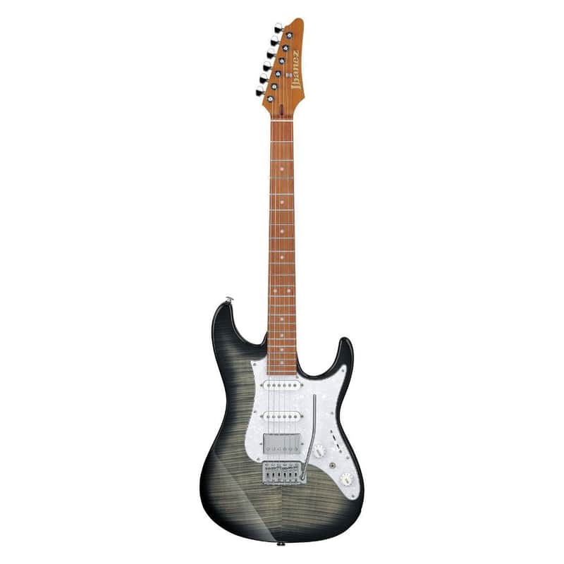 Ibanez AZ22S1F Standard 6-String Right-Handed Electric Guitar with Roasted Maple Neck and Jatoba Fretboard (Transparent Black Sunburst) image 1