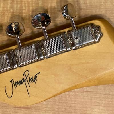 Fender Jimmy Page Telecaster Electric Guitar Natural w/ Artwork image 14