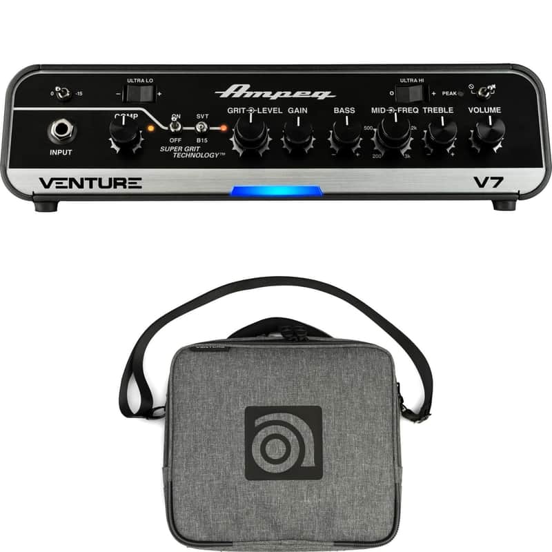 Ampeg Venture V7 700-watt Bass Head and Carry Bag image 1