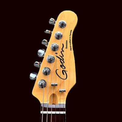 Godin Session HT Matte Black Electric Guitar image 3