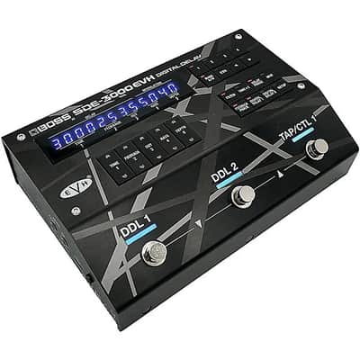 Mint Boss SDE-3000EVH Digital Delay Effects Pedal - Black and Gray image 1
