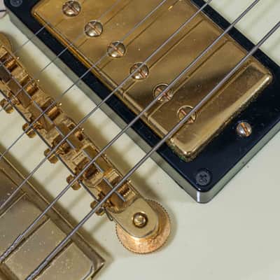 Gibson Custom Shop Elliot Easton Left-Handed SG - White & Gold w/Cs & Box image 13