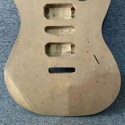 HSH Basswood Custom DIY Project Guitar Body with Plywood Top image 3