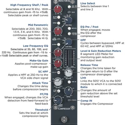 Rupert Neve Designs Shelford 5051 Inductor EQ / Compressor image 3