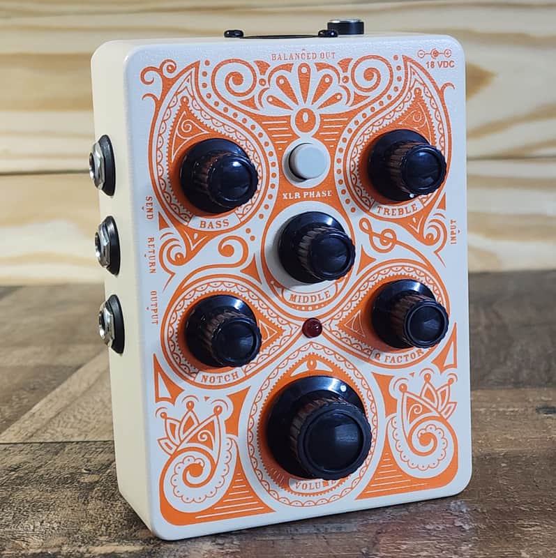 Orange Acoustic Pedal – Box & Power Supply image 1