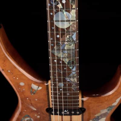 Pre Owned Planets HSS With Floyd Rose Brown Electric Guitar With Case image 3