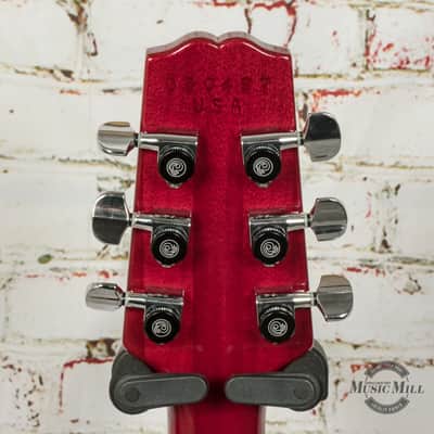 Hamer USA Artist DC Semi-Hollow Electric Guitar Trans Red (USED) x0397 image 5