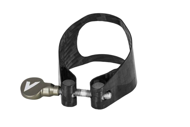 Vandoren CARBON FIBER Bb Clarinet Ligature & Plastic Cap-LC81BRP - Bronze Screw image 1