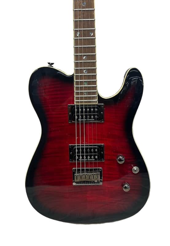 FENDER SPECIAL EDITION CUSTOM TELECASTER FMT HH BLACK CHERRY BURST image 1