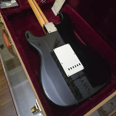 Collector-grade! 1993 Fender Japan 50'S Reissue ST54 "Blackie" Stratocaster BLK in Excellent Condition image 15
