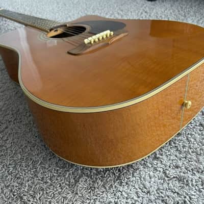 Fender La Brea California Series Flame Maple Vintage Acoustic Electric Guitar image 4