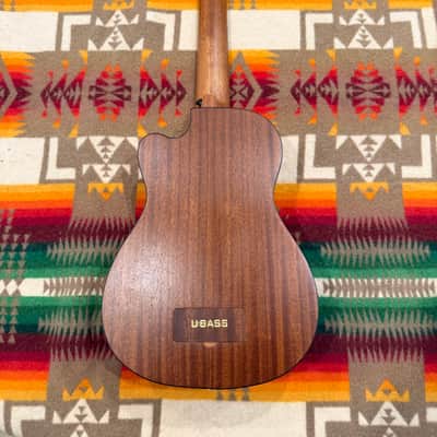 Kala SSMHG-C-HH FS Fretted Hutch Hutchinson Signature U-Bass with Bag 2010s - Polyurethane Natural image 5