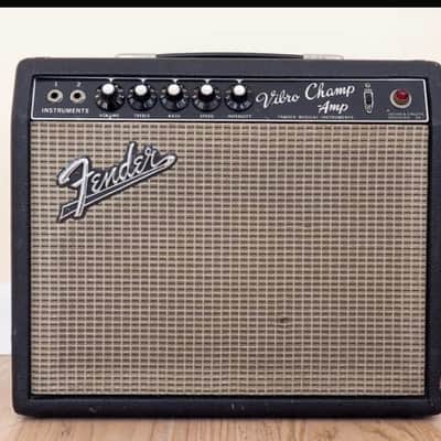 Fender Vibro Champ 6-Watt 1x8" Guitar Combo 1964 - 1967 - Black Panel image 17