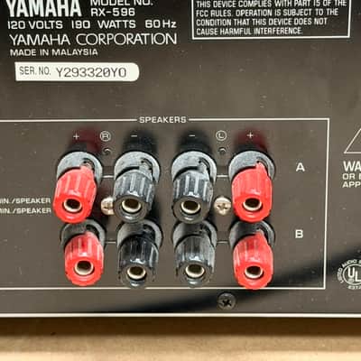 Yamaha RX-596 Natural Sound Stereo Receiver - 80W RMS w/ Phono Stage - Good Condition image 16