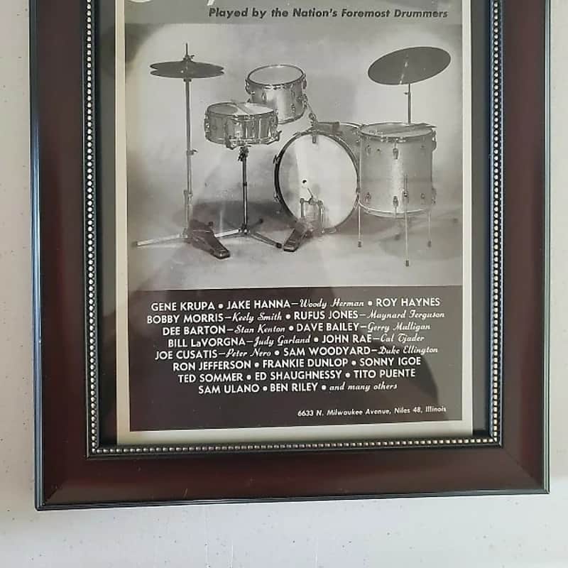 1964 Slingerland Drums Bw