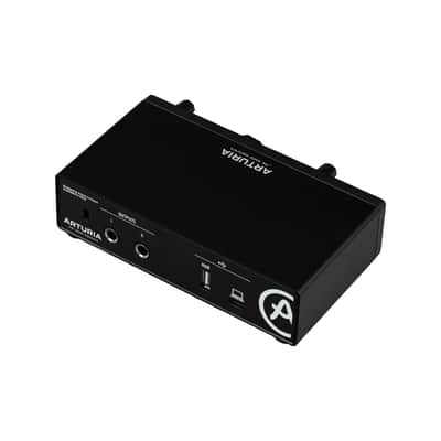 Arturia MiniFuse 1 Portable USB-C Audio Interface, Black w/ Pig Hog PHM10 8mm XLR Microphone Cable and Liquid Audio Polishing Cloth image 2