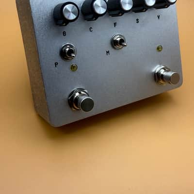 RCO Pedals Subarashi Fuzz (Team Awesome Fuzz Machine build) 2025 - Raw aluminum with black vintage console style knobs image 1