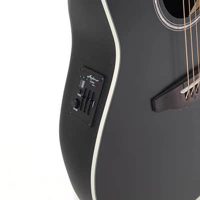 Ovation Applause Mid-depth Acoustic-Electric Guitar - Satin Black image 4