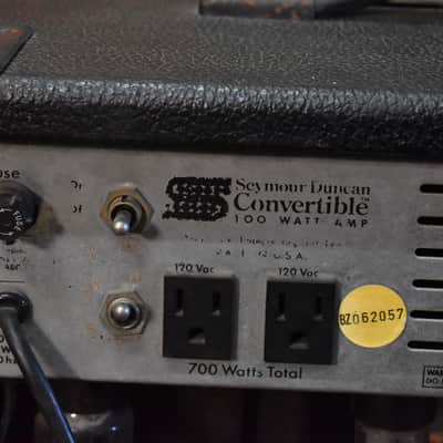 1980s Seymour Duncan Convertible 100w 1x12" Combo Amplifier image 7