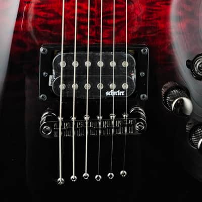 Schecter Omen Extreme-6 Electric Guitar - Blood Red -  NEW ! image 6