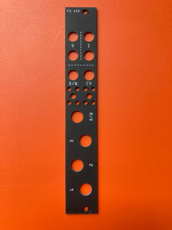 UPSIDE DOWN PANEL for Happy Nerding FX Aid in matte black image 1