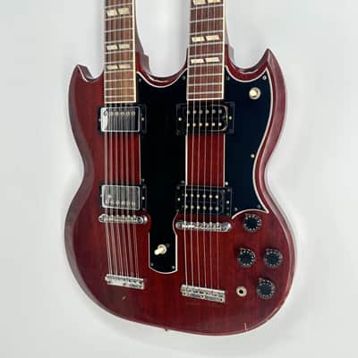 Gibson Custom Jimmy Page 1969 EDS-1275 Doubleneck Collector’s Edition Aged, Played & Signed - Cherry image 3