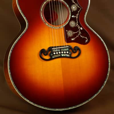 2017 Gibson SJ-200 Custom Vine Autumn Burst Acoustic Guitar J-200 image 6