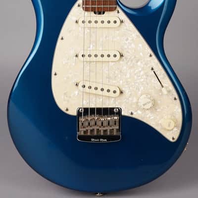 Ernie Ball Music Man USA Silhouette Special SSS Hardtail - 2000 - Blue Pearl image 2