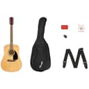 Mint Fender FA-115 Dreadnought Pack Acoustic Guitar, Walnut Fingerboard, Natural, 0971210721