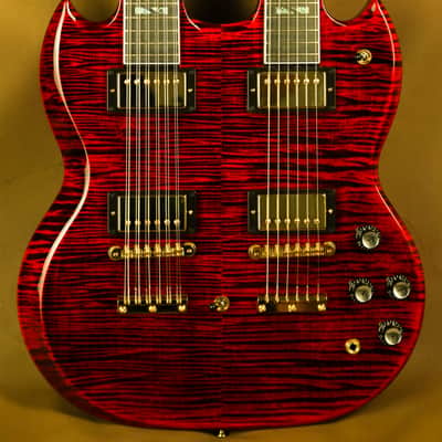 Gibson EDS-1275 Supreme Ultra Flamed Maple Double Neck SG Electric Guitar image 1